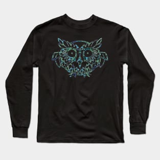 Funny owl colorful t-shirt Long Sleeve T-Shirt